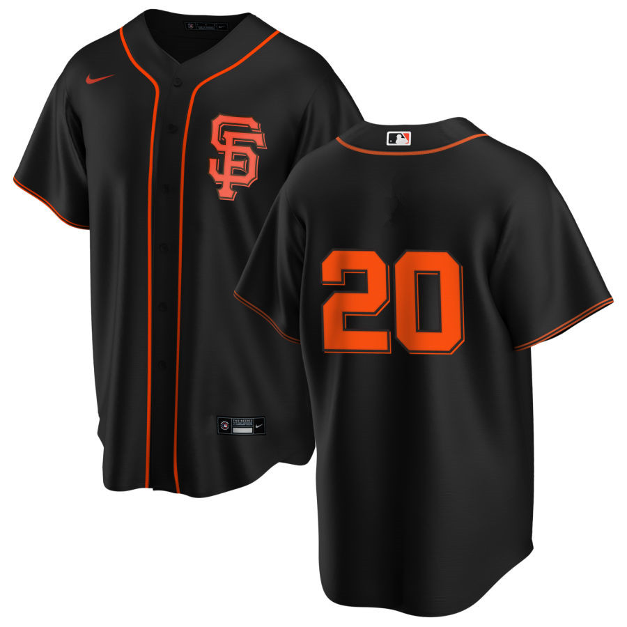 Nike Men #20 Monte Irvin San Francisco Giants Baseball Jerseys Sale-Black